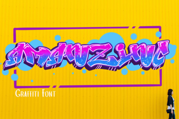 Amanzinc Graffiti: A Display Font with Urban Flair for Modern Editorial Design