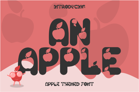 An Apple: A Quirky Display Font for Web Designers and Digital Creators