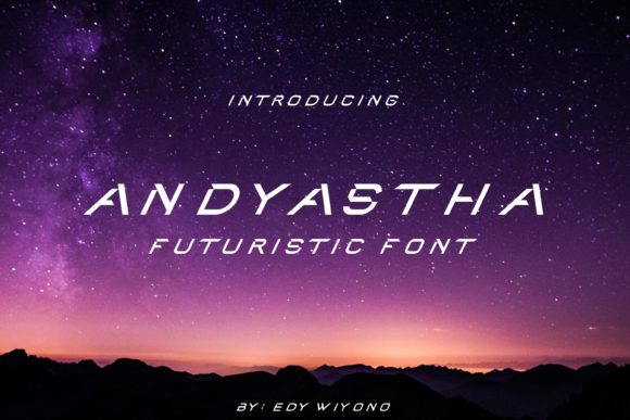 Andyastha: A Modern Display Font for Bold Branding and Creative Design