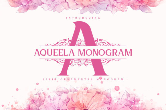 Aqueela Monogram: A Designer’s Take on This Standout Display Font