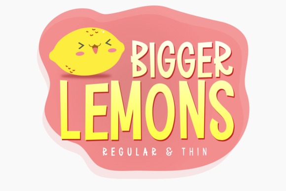 Bigger Lemons: A Display Font That Elevates Your Brand