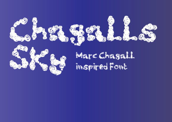Chagalls Sky: A Quirky Display Font for Playful Web Design