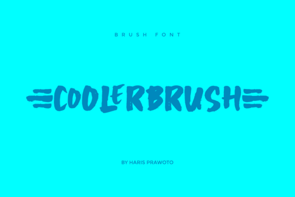 Coolerbrush: A Playful Display Font for Modern Web Design