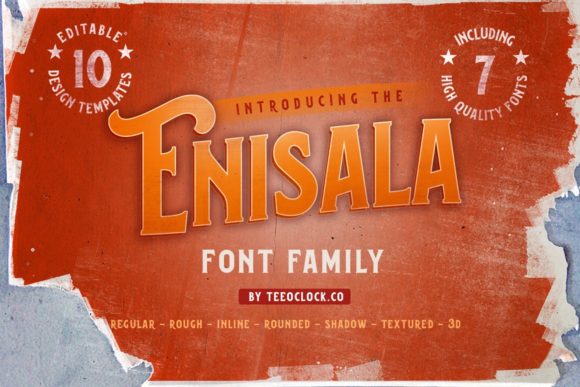 Enisala: A Bold Display Font That Elevates Web Design Typography