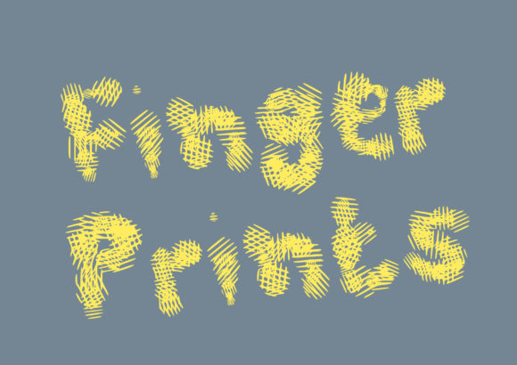 Finger Prints: A Playful Display Font for Creative Branding Projects