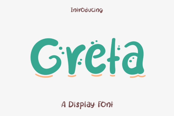 Greta: A Playful Display Font for Creative Editorial Design