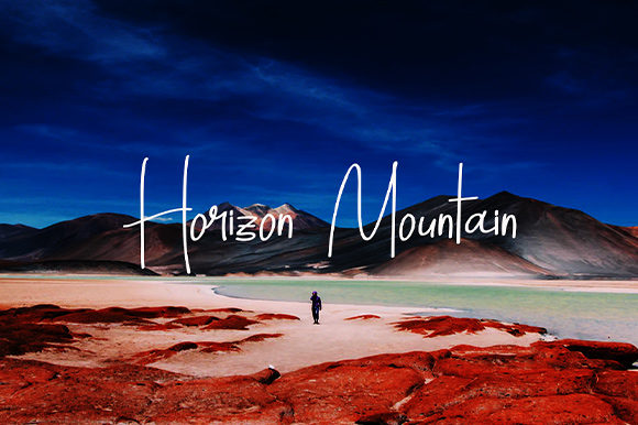 Horizon Mountain: A Display Font That Elevates Web Design with Style and Substance
