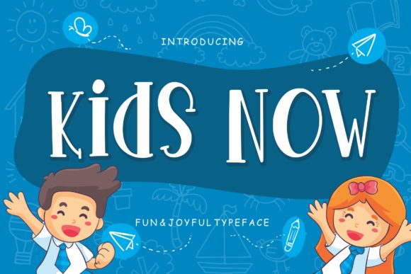 Kids Now: A Playful Display Font That Elevates Small Business Branding