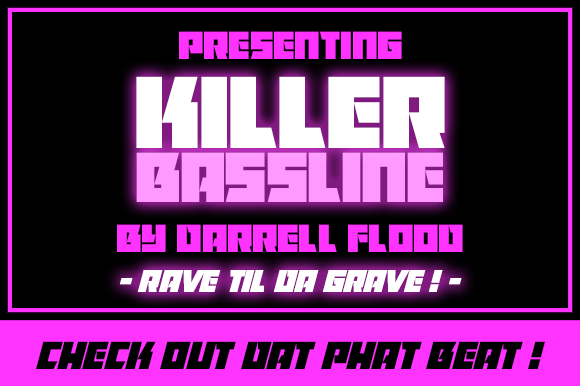 Killer Bassline: A Bold Display Font for Modern Web Design Projects