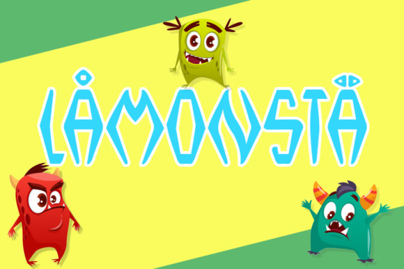 Lamonsta: A Playful Display Font for Small Business Branding