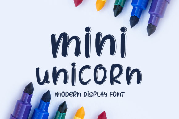 Mini Unicorn: A Friendly Display Font for Playful Branding Projects