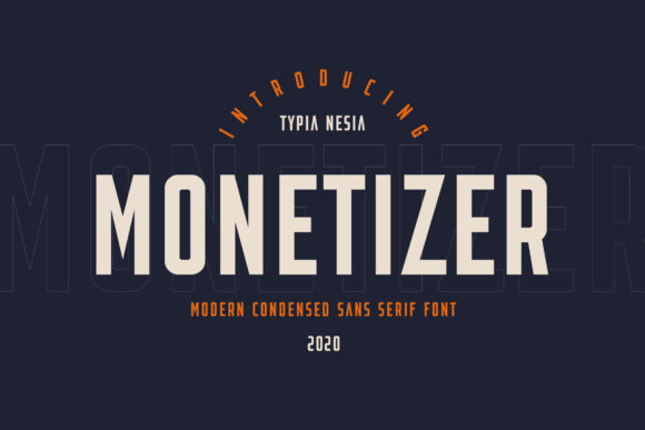 Monetizer: A Bold Display Font for Impactful Digital Marketing