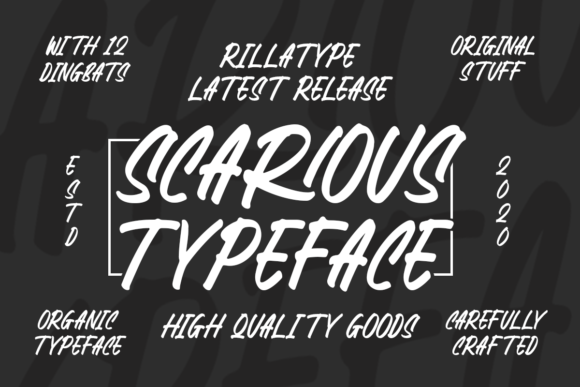 Scarious Typeface: A Designer’s Secret for Small Business Branding