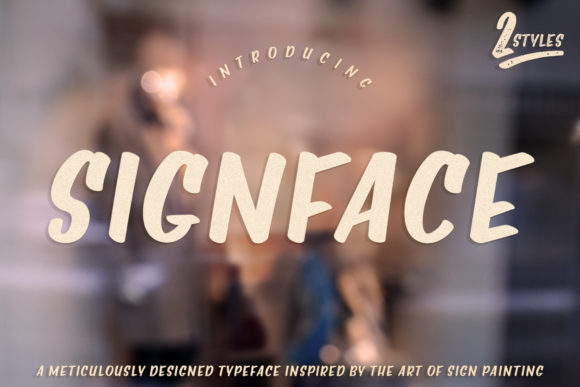 Signface: A Display Font That Brings Personality to Editorial Design