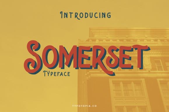 Somerset: A Clean Display Font for Building a Professional Brand Identity