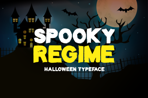 Spooky Regime: A Bold Display Font for Web Designers and Digital Creators