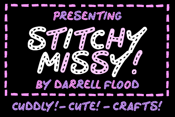 Stitchy Missy: A Playful Display Font for Engaging Digital Campaigns