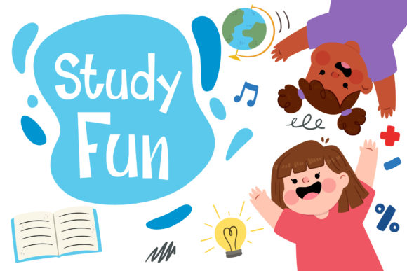 Study Fun: A Joyful Display Font for Editorial Design and Digital Publishing