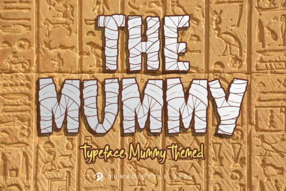 The Mummy Font: A Bold Display Typeface for Business Branding