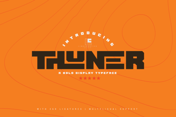 Thuner: A Bold Display Font That Elevates Brand Identity